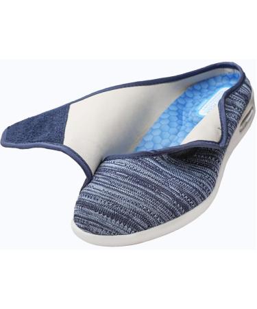 Extra Wide Diabetic Shoes for Swollen Feet - Adjustable Breathable Antiskid Walking Shoes (Size 12 Color Gris - Buy Online on GoSupps.com
