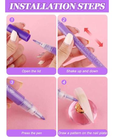 12 Color 3D Nail Art Painting Pen Kalolary Nail Point Graffiti Dotting Pen Drawing Painting Liner Brush for Fall DIY Nail Art Beauty Adorn Manicure Nail Dotting Tools Gift for Halloween Christmas - Buy Online on GoSupps.com