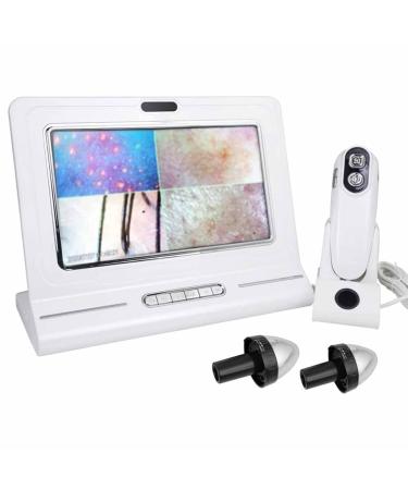 Hair Analyzer for Skin Diagnosis, Hair Follicle Analyzer: 11 Inch High Resolution Scalp Detector with 10MP Camera, 50x+200x Magnification for Oil Testing