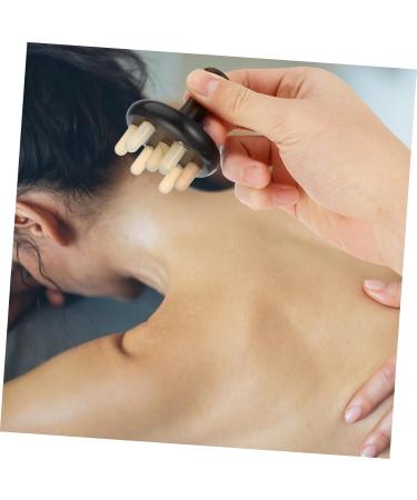 Tovinanna Massage Device & Brush Head - Hair Cleaning & Back Massage Tool 7.5x6cm Black - Buy Online on GoSupps.com