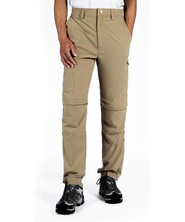 Wespornow Men's Convertible Hiking Pants - Quick Dry Lightweight Cargo Pants for Outdoor Fishing Safari - Khaki X-Large - Buy Online on GoSupps.com