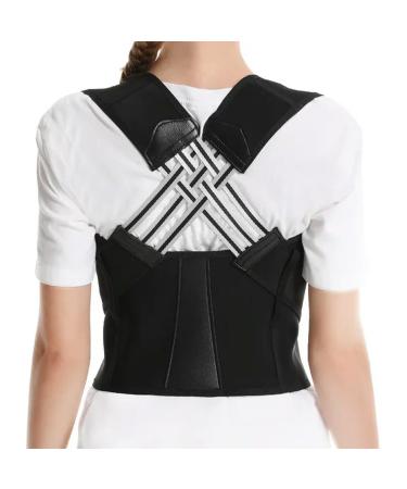 Adjustable Back Posture Belt Office Home Gym Unisex Improve Spine Clavicle Brace Posture Vest Back Posture Corrector Belt 1pc XL