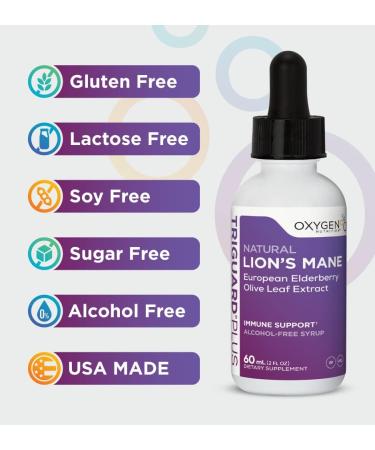 TriGuard Plus Lions Mane Nootropic Tincture 2 fl oz | Mental Clarity & Immune Support - Buy Online on GoSupps.com