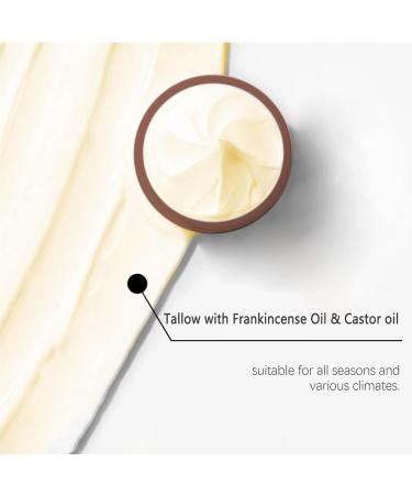 Aultink Grass-fed Beef Tallow with Frankincense Oil & Castor oil Tallow and Manuka Honey Balm Beef Tallow Moisturizer for Skin for Face Body (2) - Buy Online on GoSupps.com