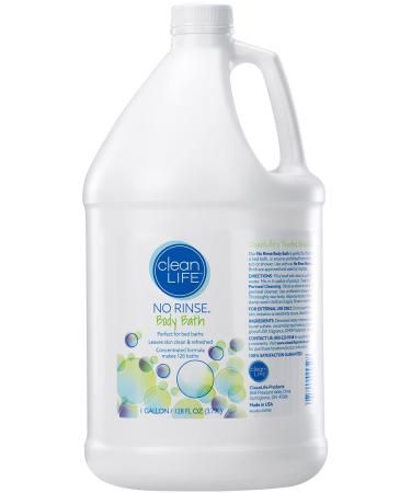 No-Rinse Body Bath, 1 Gallon - Leaves Skin Clean, Refreshed and Odor-Free