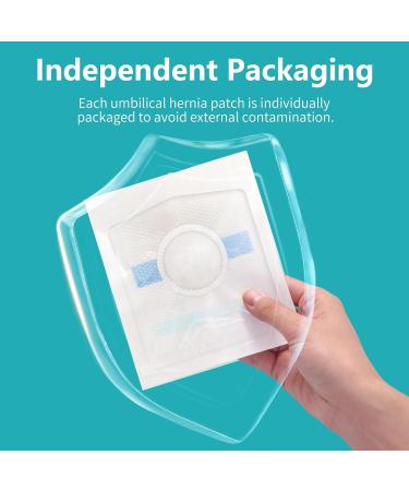 Belly Button Shaper with Waterproof Cotton Pads 5 Piece Baby Belly Band & Wrap (10x10cm) | International Shipping Available - Buy Online on GoSupps.com