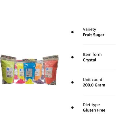 Baking Beauty and Beyond Premium Floss Sugar for Cotton Candy - Cotton Candy Flossing Sugar with Natural Ingredients Perfect for Every Occasion Bulk Floss Sugar 200g - Peach Flavour - Buy Online on GoSupps.com