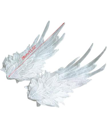 Angel Wing Hair Clips Barrette Angel Wing Hairpin Gothic Black White Hair Accessories for Girls Women Party angel wing hair clips realistic - Buy Online on GoSupps.com