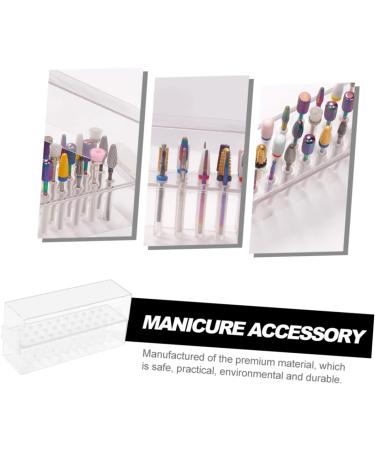 POPETPOP Nail Art Storage Box Nail Drills for Acrylic Nails Professional Drill Bits for Nails Hex Socket Organizer Nail Art Salon Goods Hex Magnetic Holder Nail Manicure Tool Abs - Buy Online on GoSupps.com