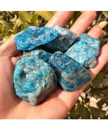 Natural Crystal Rough 200g Natural Beautiful Blue Apatite Crystal Natural Rough Mineral Specimen as Home Decoration! Wedding Decoration Aquarium - Buy Online on GoSupps.com