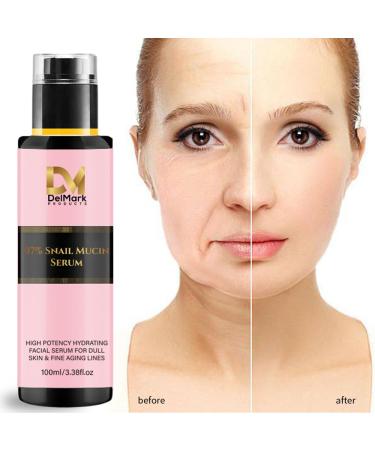 Shop Snail Mucin Serum 97% - Hydrating Essence for Face Eye & Neck | Korean Skincare Repairing Solution - Buy Online on GoSupps.com