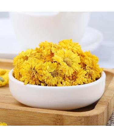 Huang Juhua Yellow Chrysanthemum Flower Daisy Huang Yellow Chrysanthemum Yellow Chrysanthemum Flowers Yellow Chrysanthemum Tea Golden Yellow Chrysanthemum Tea (8 oz) - Buy Online on GoSupps.com