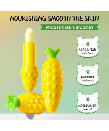 Everyday Pineapple Lip Balm Nourishing Dry Lips with Natural Extract for Long-Lasting Moisture and Care Yellow One Size One Size Yellow - Buy Online on GoSupps.com