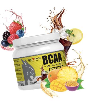 BCAA OPTIMIZ - BCAA 2.1.1 Amino Acids Enriched with Vitamin B + Zinc Helps Reduce Fatigue 250 g French Laboratory Eric Favre Tropical Delight - Buy Online on GoSupps.com
