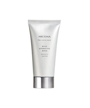 ARCONA Wine Hydrating Mask - Grape Seed Wine Extracts Resveratrol Squalene Shea Butter + Vitamin E Nourish + Replenish Dehydrated Skin - 2 oz. Made In The USA