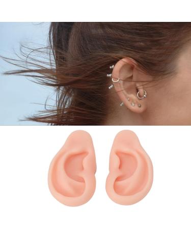 Silicone Ear Model for Earrings - Flexible Simulation Earmodel for Jewelry Display & Acupuncture Training - Lightweight Teaching Tool - Buy Online on GoSupps.com