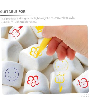 LALADEFIEE 6pcs Biscuits Decor Cake Boxes Food Pens Kitchen Coloring Pens Convenient Food Edible Pens Plastic - Buy Online on GoSupps.com
