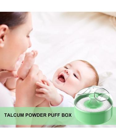 Buy Eco-Friendly Soft Body Powder Quaste & Dustproof Container | Portable Skin-Friendly Powder Dispenser for All Skin Types - Buy Online on GoSupps.com