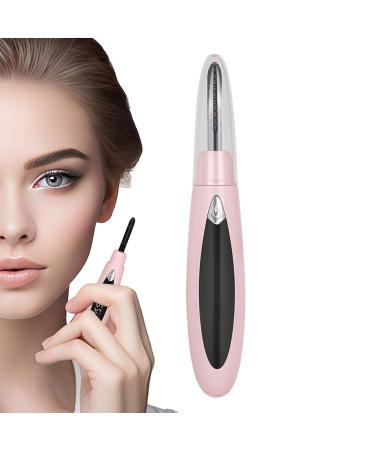 Heated Eyelash Curlers Long-Lasting Heated Eyelash Curler for Girls Portable Electric Eye Lash Curler for Dating Traveling Business Trip Daily Life Upgraded Eyelashes-pink