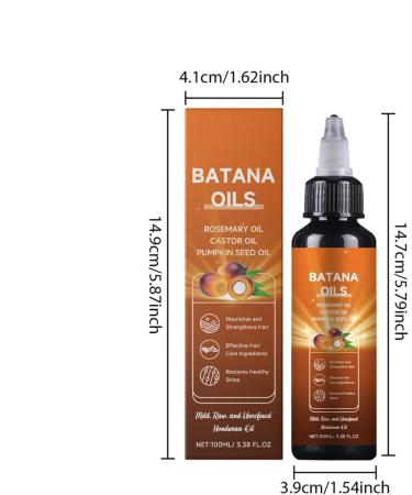 Sulxyi BatanaOil hair organic hair growth hair thickening oil strengthening hair oil raw BatanaOil organic and raw formula strengthens and thickens hair for women and men - Buy Online on GoSupps.com