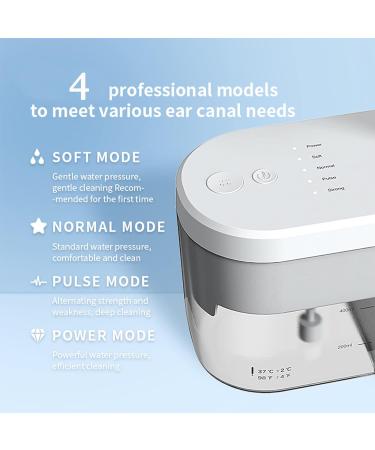 Electric Ear Wax Removal Kit | Ear Irrigation Water Cleaner | 4 Pressure Modes - Buy Online on GoSupps.com