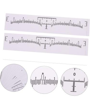 Healeved 400 Pcs eyebrow positioning tool ruler for eyebrow women eyebrow ruler - Buy Online on GoSupps.com