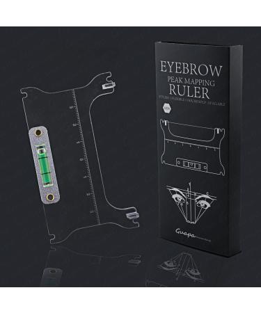 Guapa Professional Eyebrow Mapping Ruler Kit - Microblading Eyebrow Ruler with Level for Perfect Brow Design (Kit 4) - International Shipping Available - Buy Online on GoSupps.com