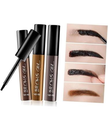 DRESSOOS 3pcs Ladies Gel Eye Long-lasting Dark Brow Pen Off Women Up Waterproof Peel Make - Buy Online on GoSupps.com