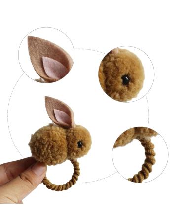 Cute Rabbit Hair Straps & Hairpins Set for Girls | 12-Piece Cartoon Hair Accessories for Toddlers & Children - Buy Online on GoSupps.com