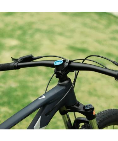 Thinvik Bicycle Stem Headset Top Cap Mount for Wahoo Mini, Elemnt & Bolt - Pro-Blue Insert | CNC Aluminum Alloy | GPS Bike Computer - Buy Online on GoSupps.com