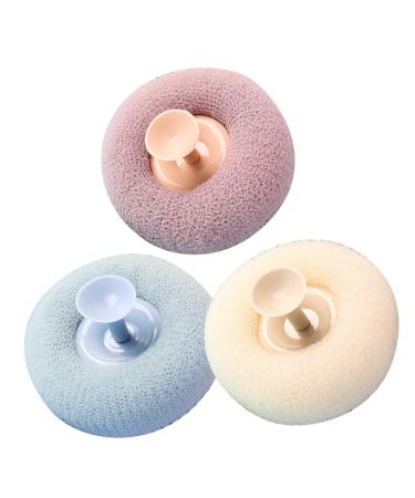 FOMIYES 3pcs Scrub Bath Ball Womens Bathroom Accessories Shower Accessories loofahs for Shower Bath Stuff Reusable loofah Massage Bath Wipe Artifact for Bathing rub mud Miss Plastic