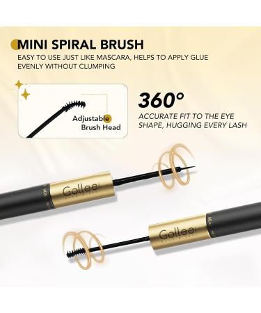 GOLLEE False Eyelash Glue Bond and Seal (4+4 ml Black Bond & Seal Latex Free Individual) - Buy Online on GoSupps.com