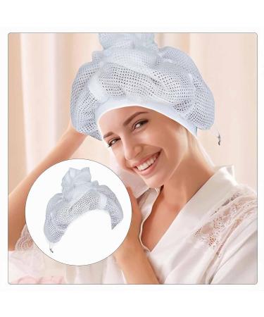 DGUSO Dry Hoods for Hair - 2 Pack Plopping Cap & Upgraded 2-in-1 Diffuse Cap for Curly Hair | Wireless Hair Wrap Turban - Buy Online on GoSupps.com