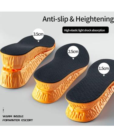 CSCDD Invisible Height Increase Insoles for Men & Women | Breathable Orthopedic Shoe Pads EU37-38 (240mm) - Foot Care Comfort - Buy Online on GoSupps.com