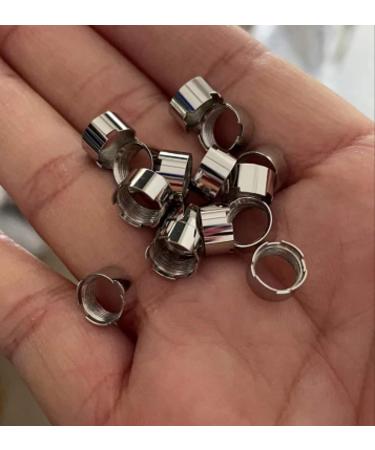6 Pack Silver 510 Thread Magnetic Ring Adapter Connectors - Compatible with Vape Pens - Buy Online on GoSupps.com