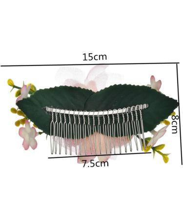 Ipetboom 1pc Wedding Crown Bridal Hair Comb Hair Comb Clip Wedding Hair Decoration Hair Pin Fabric Flower Comb Tiara Hair Fork Wedding Hair Comb Hair Clips Hair Accessories Bride Flowers - Buy Online on GoSupps.com