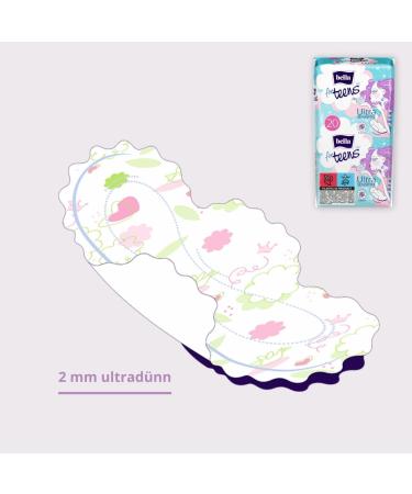 Buy Bella Ultra Binding Sensitive Pads for Teens | 6-Pack (20 Pieces Each) - Ultra-Thin Fragrance-Free with Wings - Buy Online on GoSupps.com