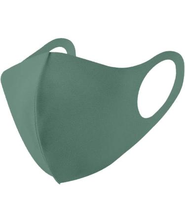 Riou Face Mask with Motif - Washable Reusable Cotton Scarf for Women & Men - Breathable Mouth & Nose Protection (Green) - Buy Online on GoSupps.com