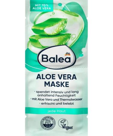 Volans Balea Aloe Vera Mask Facial Mask 10x8 ml 80 ml - Buy Online on GoSupps.com