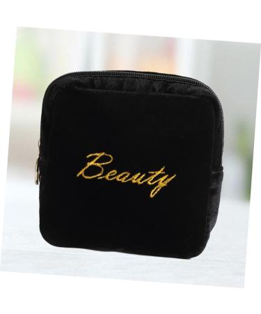 Shop Gleavi Women's Travel Bandage Storage Bag | Transparent Cosmetic Makeup Wallet | 13x13x4cm Black - Buy Online on GoSupps.com