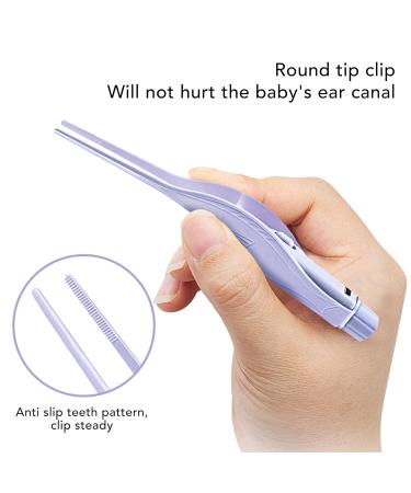 USB Rechargeable Ear Wax Removal Kit with LED Light - Safe and Gentle Ear Cleaner for Baby Kids - Purple - Buy Online on GoSupps.com