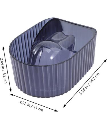 FRCOLOR Nail Soak Off Bowls Manicure Hand Soak Bowl Soak off Gel Polish Remover Gel Nail Polish Remover Manicure Bowl Black Nail Bowl Dip Nail Remover Nail Glue Remover Acrylic Spa 14.2x11cm As Shown - Buy Online on GoSupps.com
