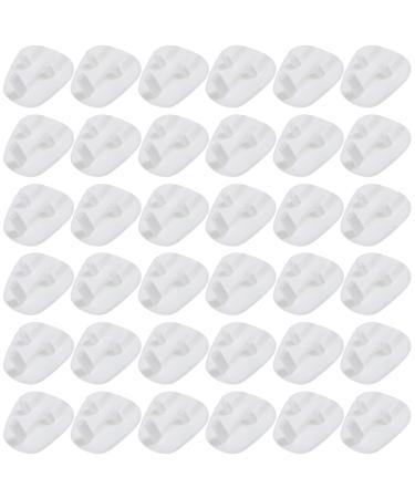Nabance 36PCS Plug Socket Cover Plug Covers for Sockets for Child Safety at Home and School White 36 Count (Pack of 1)