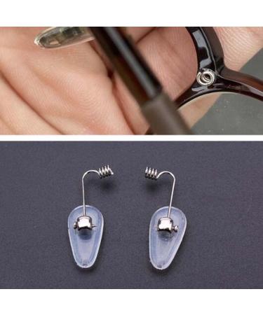 Buy Heyona Glasses Repair Set Silver Metal Nose Pad Replacement & Armor Holder for Glasses | Shop Internationally - Buy Online on GoSupps.com