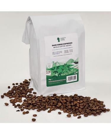 Quarter Horse Coffee - Dark Horse Espresso Coffee Beans 1kg - House Blend Strong Coffee Beans Ideal With and Without Milk Base - Sustainably Roasted Whole Coffee Beans from Brazil and Nicaragua Milk Chocolate 1 kg (Pack of 1) - Buy Online on GoSupps.com