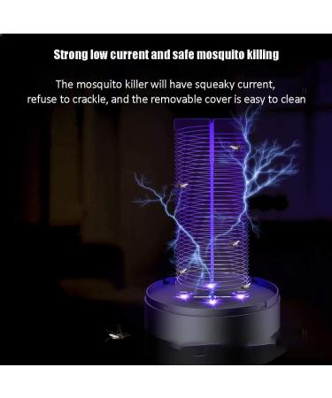 Electric Mosquito lamp - 360 no Dead Angle photocatalytic Mosquito Killer Portable USB Rechargeable Black - Buy Online on GoSupps.com