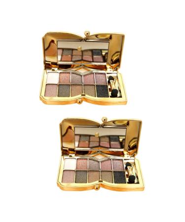 Didiseaon 2pcs eyeshadow palette eye shadow palettes eyeshadow pallete set eye shadow palette