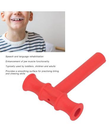 Red T-Shaped Kaur hre | TPR Oral Motor Tool for Language Training | Sensory Toys for Autistic Children | Best Play Stuff for Kids - Buy Online on GoSupps.com