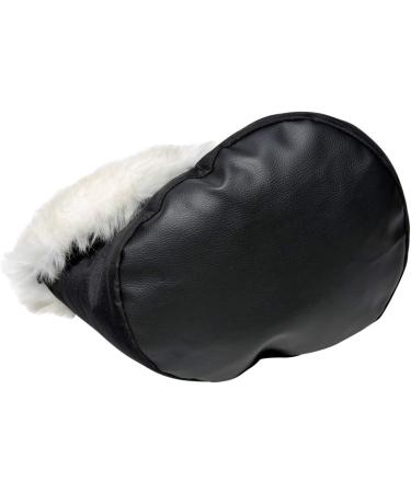 Shop Luxury Lambskin Foot Warmer - Cuddly Merino Sheepskin Natural Fur in Black/White | International Shipping Available - Buy Online on GoSupps.com