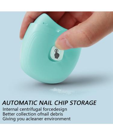 Pderlous Electric Nail Clipper Portable Automatic Nail Clippers for Adults Electric Nail Clippers Green - Buy Online on GoSupps.com